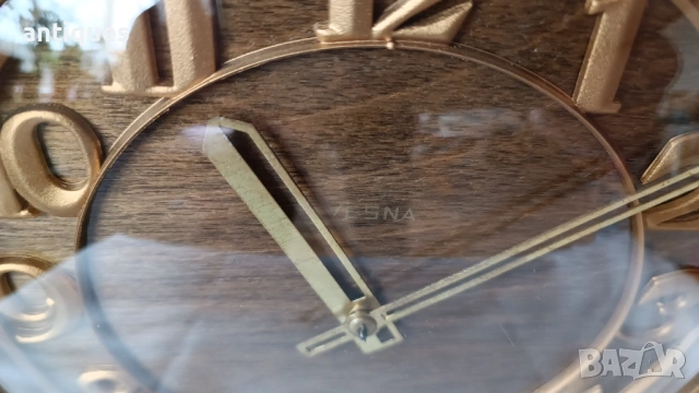 Стар руски каминен часовник - ВЕСНА / VESNA - 1975г., снимка 3 - Антикварни и старинни предмети - 54105702