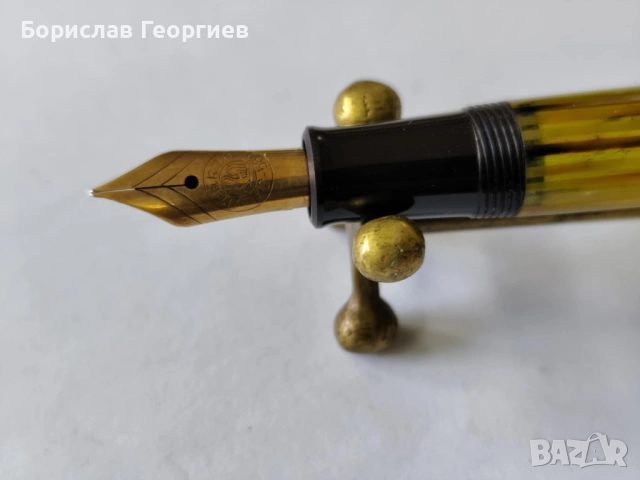Писалка Pelikan 400 gold nib 14 c 585, снимка 2 - Колекции - 54277414