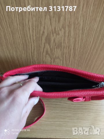 Червена чантички за през рамо и раница-чанта, снимка 7 - Раници - 37337726
