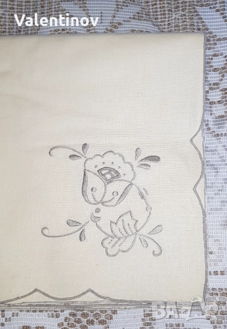 Комплект от шест стапинни салфетки- лен/ памук, снимка 3 - Антикварни и старинни предмети - 52636656