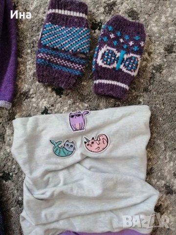Зимен сет- шапки, шалове и ръкавици , снимка 5 - Шапки, шалове и ръкавици - 30939896