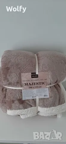 Луксозно меко одеяло DILIOS MAJESTIC 200/220, снимка 2 - Бельо - 48309332