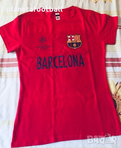 Дамска Фен Тениска на Барселона! Дамски фен тениски на Футболни отбори! FC BARCELONA