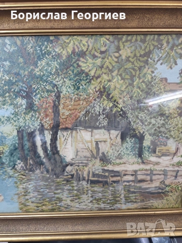 Гоблен запустялата воденица, снимка 3 - Гоблени - 53957760