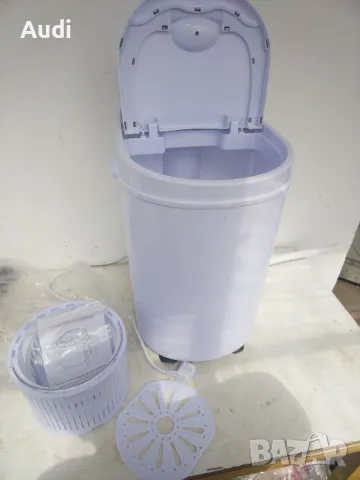 Преносима мини пералня с центрофуга. Капацитет 3кг пране  Мощност 250W, снимка 8 - Перални - 49769213