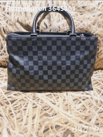 Луксозна дамска чанта Louis Vuitton от висококачествена изкуствена кожа, има и дълга дръжка.Нова , снимка 5 - Чанти - 53193102