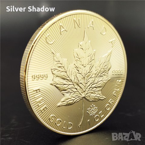 Монета "Канадски кленов лист - 1 OZ", снимка 1 - Нумизматика и бонистика - 33918469