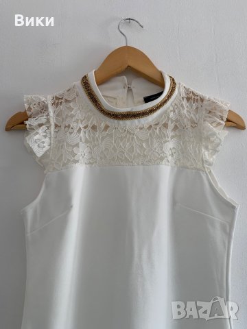 Красива дамска блуза с дантела, снимка 7 - Тениски - 29085518