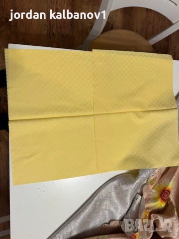Салфетки от плат 2бр. в пакет само 4лв. пакета цвят Жълт и Прасковен, снимка 10 - Други стоки за дома - 52531404