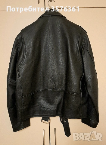 Кожено яке, рокерско , снимка 3 - Якета - 54308733