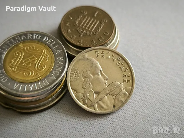 Монета - Франция - 100 франка | 1954г.; серия B, снимка 2 - Нумизматика и бонистика - 48176286