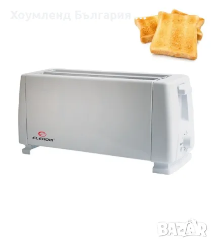 ГАРАНЦИЯ! Двоен тостер за 4 филии