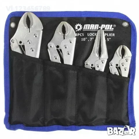 Комплект клещи чираци 4 бр MAR-POL, снимка 2 - Клещи - 50556803