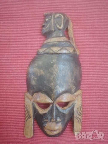 Дървена маска Египет. , снимка 1 - Колекции - 30618249