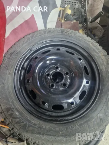 Зимни гуми 175/65 R14 с джанти 5X100, снимка 5 - Гуми и джанти - 48396688