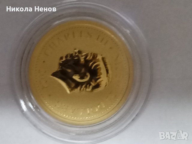 24 карата златна монета 3.11гр., снимка 3 - Колекции - 44381865