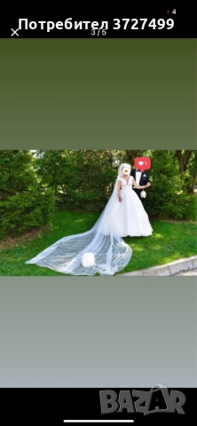 булчинска рокля с 4 метра боал, снимка 2 - Рокли - 52013090