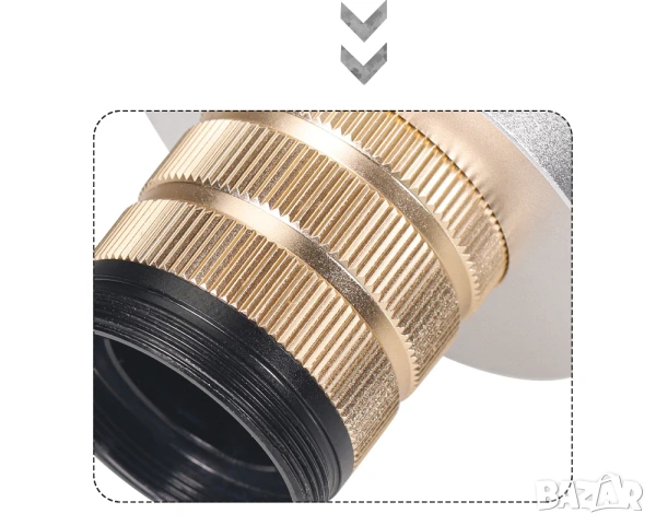 Обектив ZONGMAI C-Mount 10-100X за дигитална камера микроскоп, снимка 3 - Обективи и филтри - 54000186