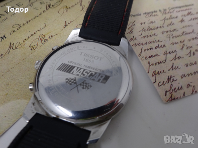 Кварцов мъжки часовник хронограф Tissot, снимка 7 - Мъжки - 36573266
