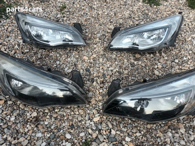 ляв и десен черен фар за опел астра ж 2009 - 2015 OPEL ASTRA J , снимка 3 - Части - 51293072