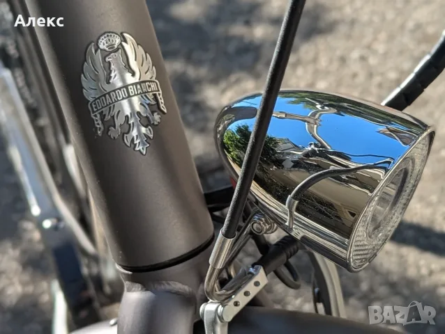 Електрически велосипед Bianchi, E-Spillo Classic City Lady, 28'' - НОВО + 2 г. гаранция!, снимка 6 - Велосипеди - 56082142