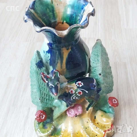 ВИНТИДЖ КЕРАМИКА/ВАЗА , снимка 4 - Антикварни и старинни предмети - 54307845
