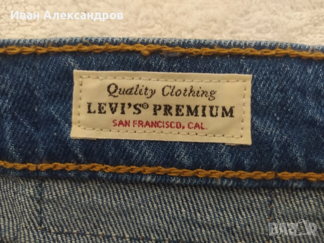 Мъжки дънки Levi's 33/28 като нови, снимка 8 - Дънки - 52324544