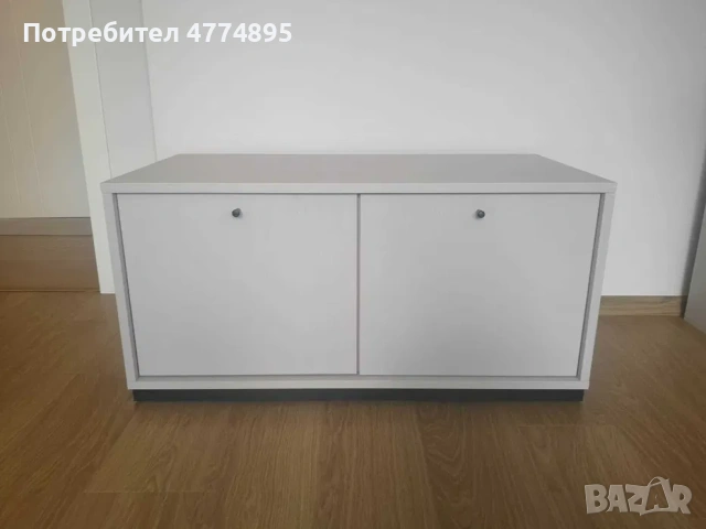 Долен шкаф / ТВ шкаф Enza Home – почти нов/ Варна, снимка 4 - Шкафове - 53943713