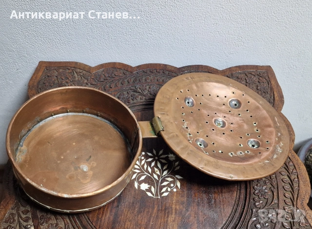 Автентичен скандинавски меден съд с капак, снимка 3 - Други - 53373968