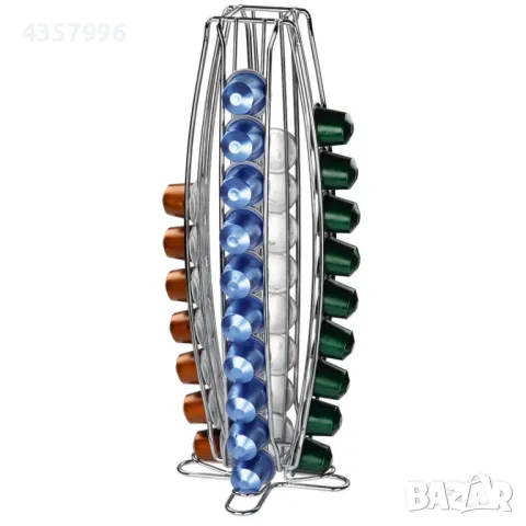 Стойка за кафе капсули за NESPRESSO, 40бр., Сив , снимка 2 - Кафемашини - 50085963