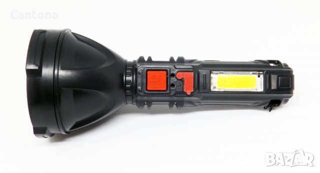 LED акумулаторен фенер BL-830, LED + COB диоди, снимка 3 - Къмпинг осветление - 31691507