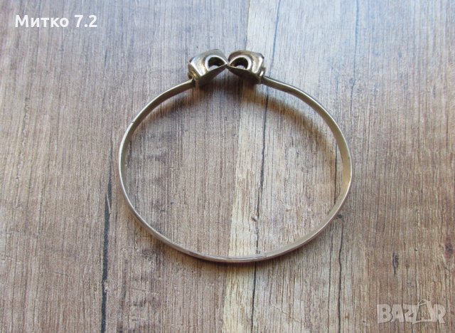 дамска сребърна гривна - 5, снимка 7 - Гривни - 32106717