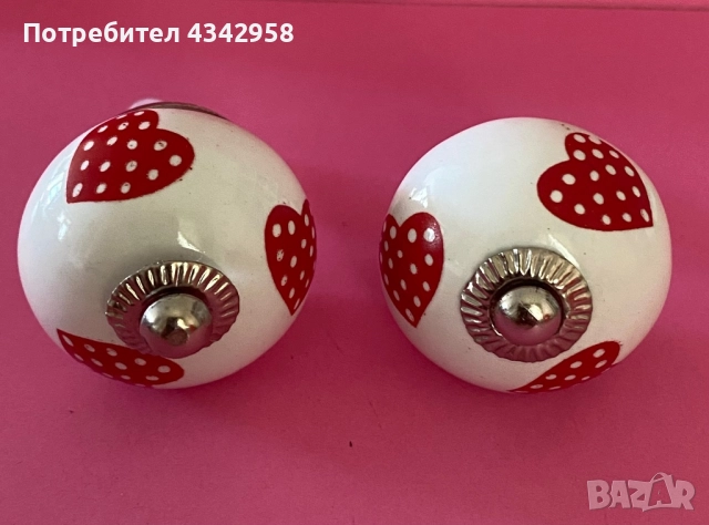  Керамични дръжки за мебели. Различни видове.