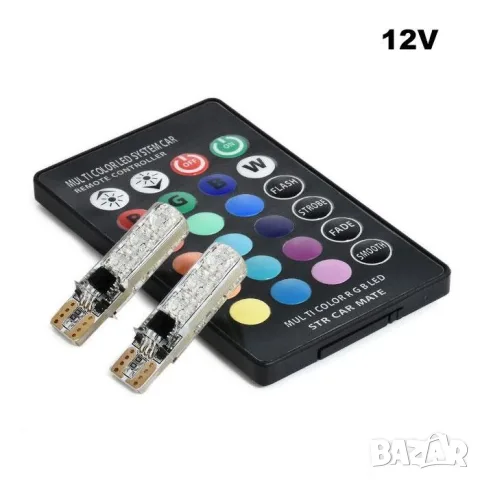 LED крушки T10 12V 2 броя за габарити