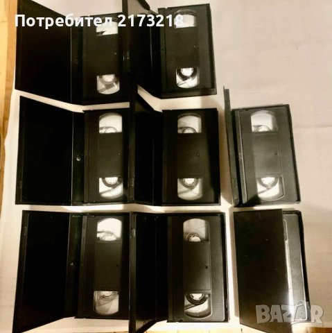 видео касети - VHS - 1/2 час  - 8 бр.