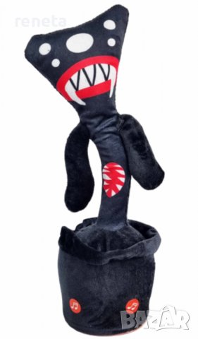 Играчка Huggy Wuggy, Пееща, Танцуваща, USB зареждане, Черно, снимка 1
