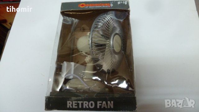 Вентилатор за маса Retro Fan, снимка 2 - Вентилатори - 37672910