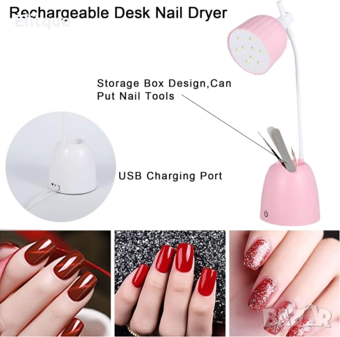 Въртяща се UV/LED на 360 градуса 28W лампа за нокти, снимка 3 - Други - 52895138