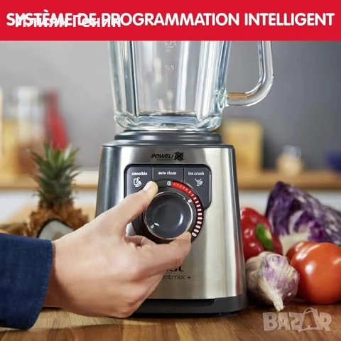 Блендер Moulinex Perfect Mix, стъклен буркан, 1,5 литра, 1200W, снимка 4 - Блендери - 52183508