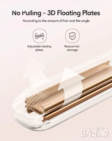 Stylocks професионална пресаза коса с регулируема температура 80-230 градуса, снимка 4 - Преси за коса - 48507715