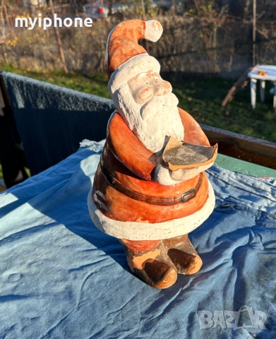 Керамична фигурка на Дядо Коледа 