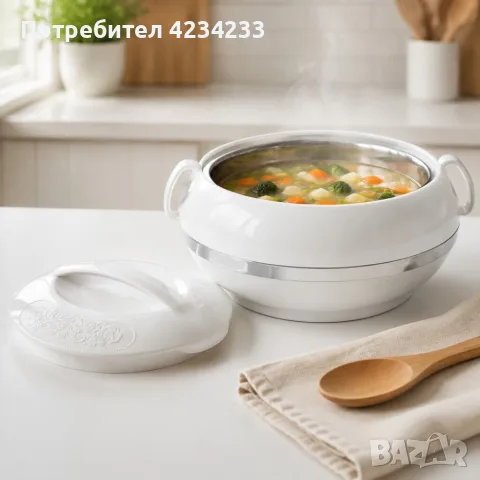 термосъд за храна с иноксова вътрешност