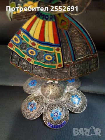 Сребърна фигура , снимка 9 - Антикварни и старинни предмети - 31420351