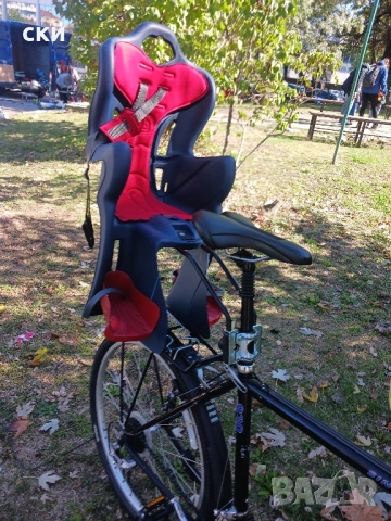 Детско столче за колело, предно или задно, снимка 6 - Аксесоари за велосипеди - 52105890