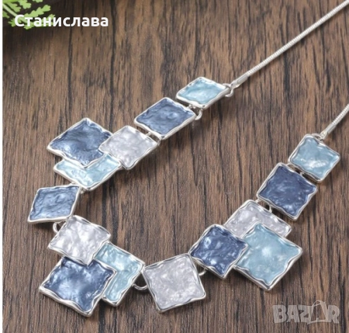 Прекрасен комплект колие с обеци, снимка 6 - Бижутерийни комплекти - 42384137