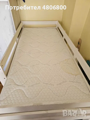 Двуетажно легло с матрак, снимка 8 - Спални и легла - 54326016