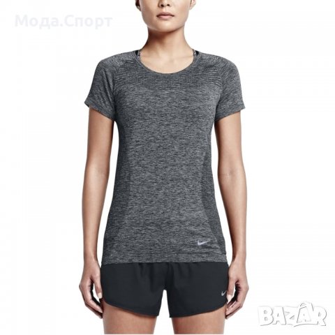 Nike 718569 Dri-Fit Knit Running Top Оригинална Тениска (М)