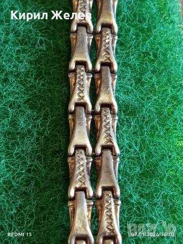 Сребърна гривна плетка тип Лисича опашка елегантен стилен дизайн 52394, снимка 6 - Гривни - 53016057