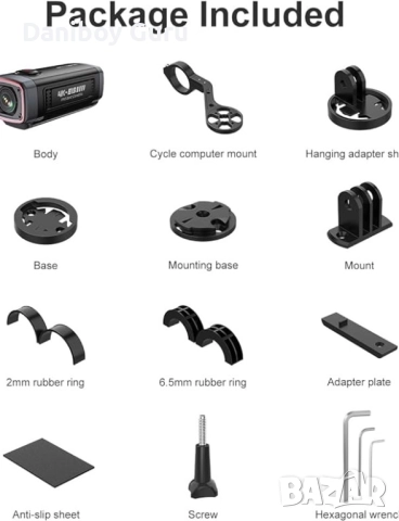 Велосипедна камера AKEEYO-710Pro EIS, 4K28FPS 20MP WiFi екшън камера с IP66 Ultra HD водоустойчива , снимка 8 - Аксесоари за велосипеди - 51934533