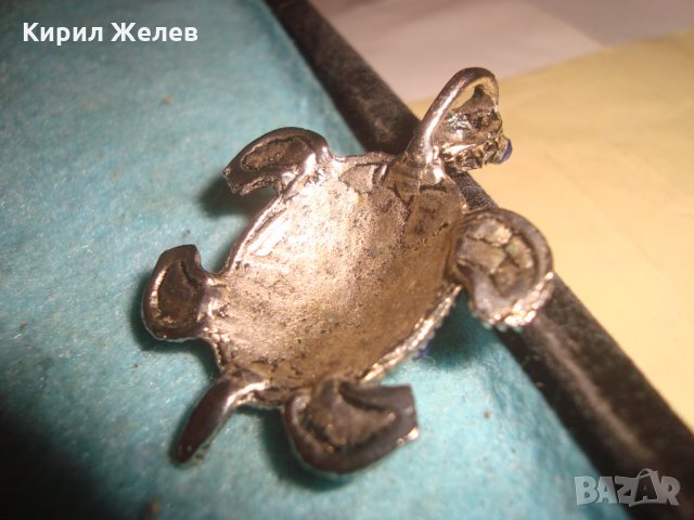 СРЕБРИСТА СКЪПОЦЕННА ФИГУРАЛНА ВИСУЛКА КОСТЕНУРКА с ЦВЕТНИ ФАСЕТ КРИСТАЛЧЕТА АРТ МЕДАЛЬОН 15100, снимка 5 - Колиета, медальони, синджири - 35585501